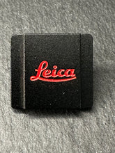 Load image into Gallery viewer, Black Red Leica Hot Shoe Cover - Hyperion Handmade Camera Straps