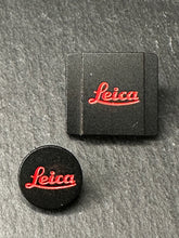 Load image into Gallery viewer, Black Red Leica Soft Release Button - Hyperion Handmade Camera Straps