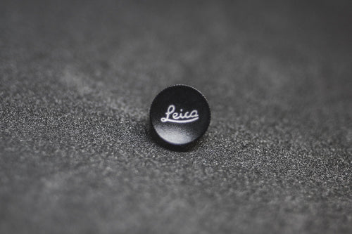 Black Leica Soft Release Button - Hyperion Handmade Camera Straps