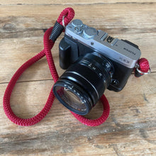 Load image into Gallery viewer, Burgundy Acrylic Camera Strap - Hyperion Handmade Camera Straps
