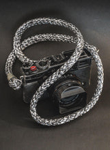 Load image into Gallery viewer, Flat 50 Shades of Grey Camera Strap - Hyperion Handmade Camera Straps