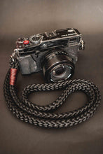 Load image into Gallery viewer, Flat Black Acrylic Camera Strap - Hyperion Handmade Camera Straps