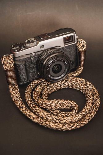 Flat Moccasin Acrylic Camera Strap - Hyperion Handmade Camera Straps
