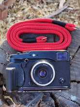 Load image into Gallery viewer, Flat Red Acrylic Camera Strap SE - Hyperion Handmade Camera Straps
