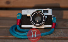 Load image into Gallery viewer, Petrol Camera Strap - Hyperion Handmade Camera Straps