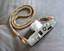 Load image into Gallery viewer, Tartan Beige Camera Strap - Hyperion Handmade Camera Straps