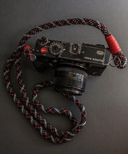 Load image into Gallery viewer, Tartan Black Camera Strap - Hyperion Handmade Camera Straps