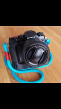 Load image into Gallery viewer, Turquise Camera Strap - Hyperion Handmade Camera Straps