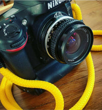 Load image into Gallery viewer, Yellow Camera Strap - Hyperion Handmade Camera Straps