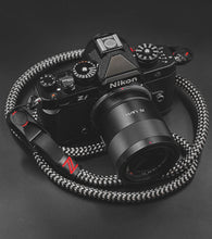Load image into Gallery viewer, Personalized Black/Red Z Straps
