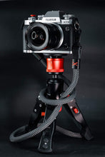 Load image into Gallery viewer, Personalized Black/Red X Straps - Hyperion Handmade Camera Straps
