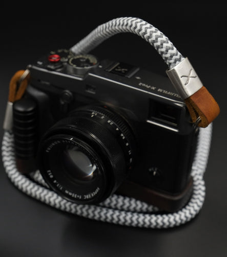 Personalized Silver X Straps - Hyperion Handmade Camera Straps