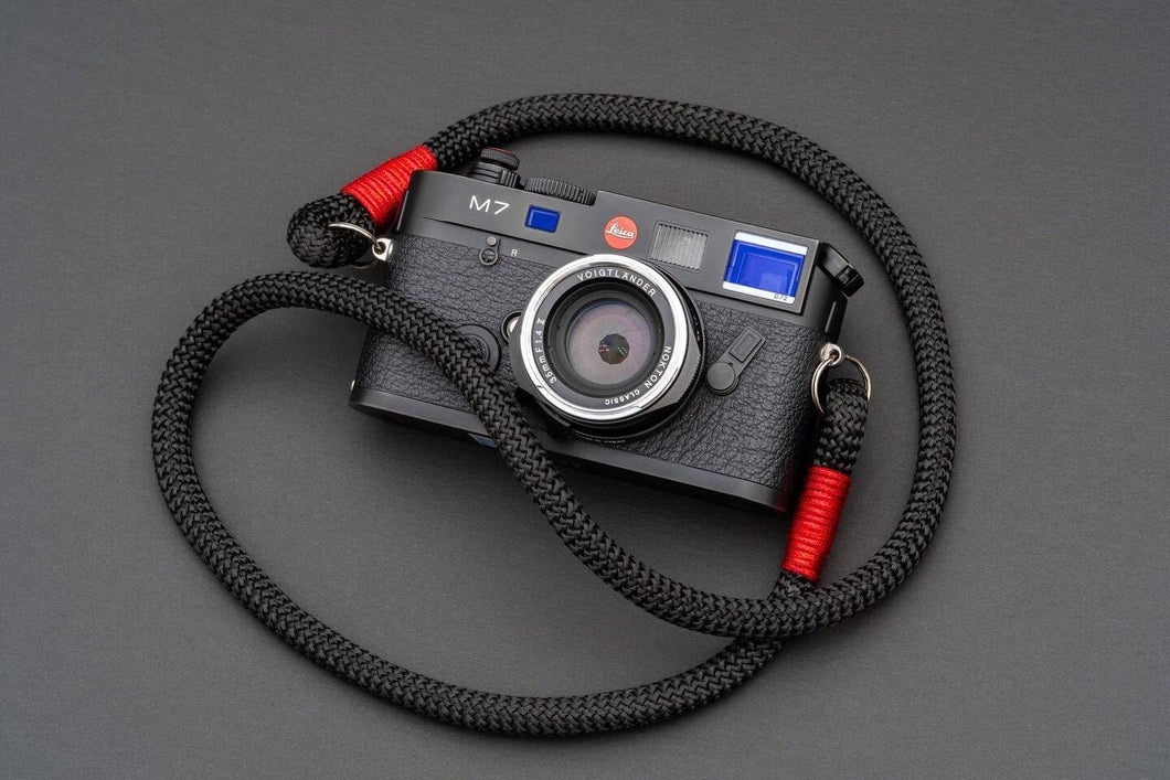 Black Acrylic Camera Strap - Hyperion Handmade Camera Straps