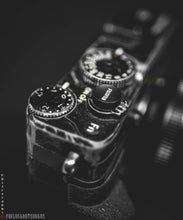 Load image into Gallery viewer, Black Fujifilm Soft Release Button - Hyperion Handmade Camera Straps
