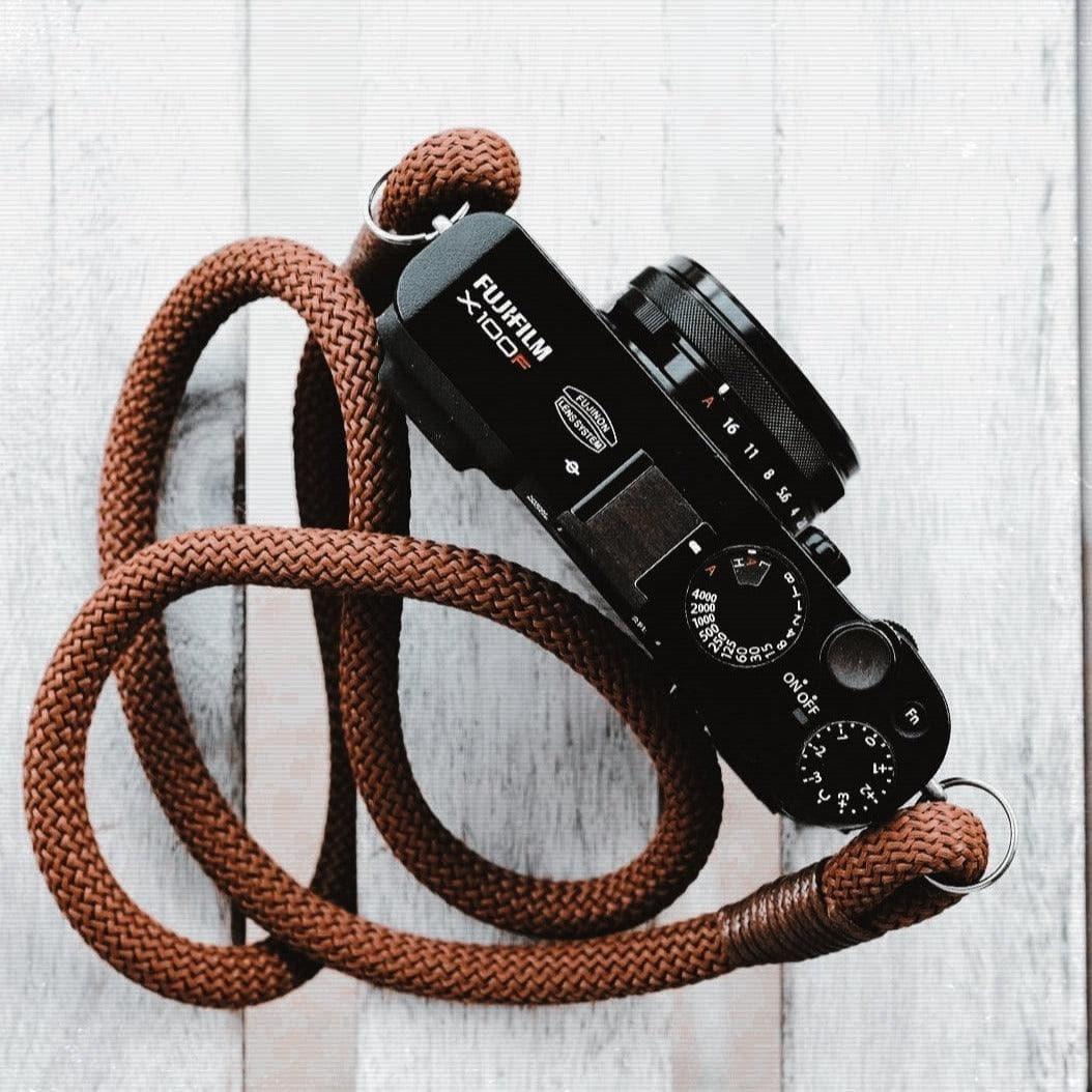 Brown Acrylic Camera Strap - Hyperion Handmade Camera Straps