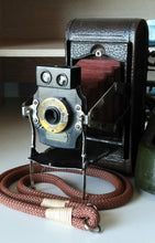 Load image into Gallery viewer, Brown Acrylic Camera Strap - Hyperion Handmade Camera Straps
