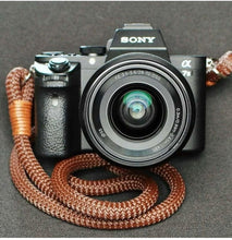 Load image into Gallery viewer, Brown Acrylic Camera Strap - Hyperion Handmade Camera Straps
