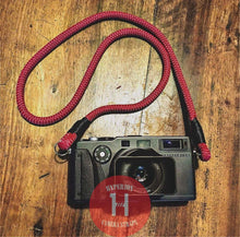 Load image into Gallery viewer, Burgundy Acrylic Camera Strap - Hyperion Handmade Camera Straps
