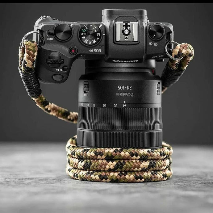 Camo Acrylic Camera Strap - Hyperion Handmade Camera Straps