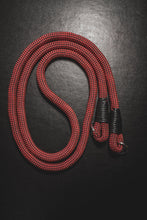 Load image into Gallery viewer, Checkered Black/Red Acrylic Camera Strap - Hyperion Handmade Camera Straps
