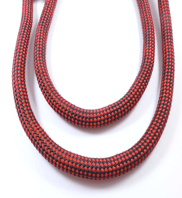 Checkered Red/Black Dog Leash - Hyperion Handmade Camera Straps