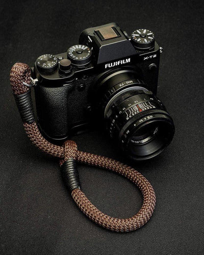 Chocolate Brown Acrylic Camera Strap - Hyperion Handmade Camera Straps