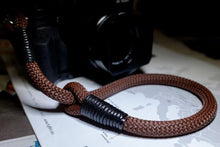 Load image into Gallery viewer, Chocolate Brown Acrylic Camera Strap - Hyperion Handmade Camera Straps
