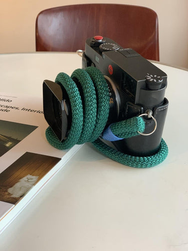 Dark Green Camera Strap - Hyperion Handmade Camera Straps