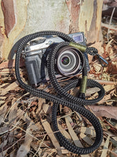 Load image into Gallery viewer, Flat Black Acrylic Camera Strap SE - Hyperion Handmade Camera Straps
