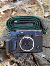 Load image into Gallery viewer, Flat Forest Green Acrylic Camera Strap SE - Hyperion Handmade Camera Straps
