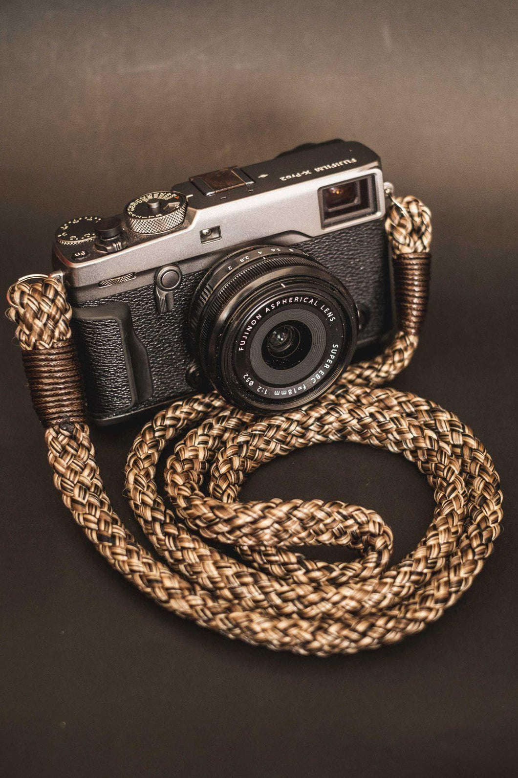Flat Moccasin Acrylic Camera Strap - Hyperion Handmade Camera Straps