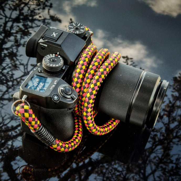 Harlequin Camera Strap - Hyperion Handmade Camera Straps