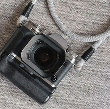 Load image into Gallery viewer, Light Grey Camera Strap - Hyperion Handmade Camera Straps
