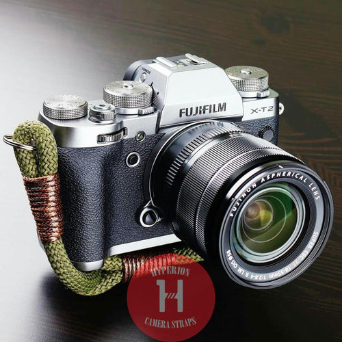 Olive Green Camera Strap - Hyperion Handmade Camera Straps