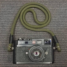 Load image into Gallery viewer, Olive Green Camera Strap - Hyperion Handmade Camera Straps
