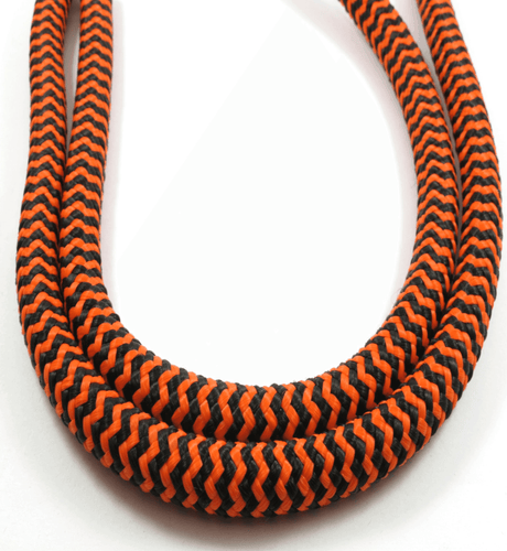 Orange/Black Dog Leash - Hyperion Handmade Camera Straps