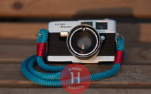 Load image into Gallery viewer, Petrol Camera Strap - Hyperion Handmade Camera Straps
