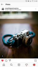 Load image into Gallery viewer, Petrol Camera Strap - Hyperion Handmade Camera Straps
