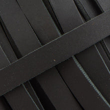 Load image into Gallery viewer, Real Pull-Up Waxed Leather Camera Strap - Black 10mm - Hyperion Handmade Camera Straps
