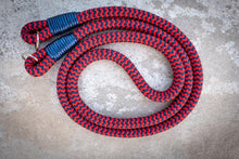 Load image into Gallery viewer, Red-Blue Camera Strap - Hyperion Handmade Camera Straps
