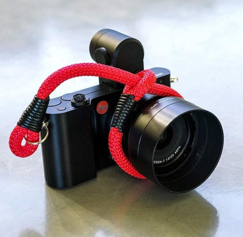 Red Camera Strap - Hyperion Handmade Camera Straps