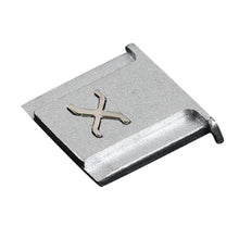 Load image into Gallery viewer, Silver X Hot Shoe Cover - Hyperion Handmade Camera Straps
