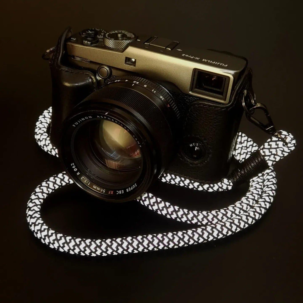 Super Reflectable Black Diamonds Acrylic Strap - Hyperion Handmade Camera Straps