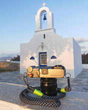 Load image into Gallery viewer, Super Reflectable Black Diamonds Acrylic Strap - Hyperion Handmade Camera Straps
