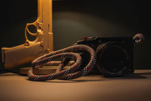 Load image into Gallery viewer, Tartan Grey Camera Strap - Hyperion Handmade Camera Straps
