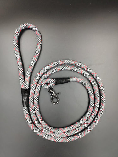 Tartan Grey Dog Leash - Hyperion Handmade Camera Straps