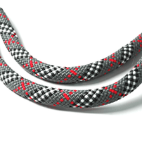 Load image into Gallery viewer, Tartan Grey Dog Leash - Hyperion Handmade Camera Straps
