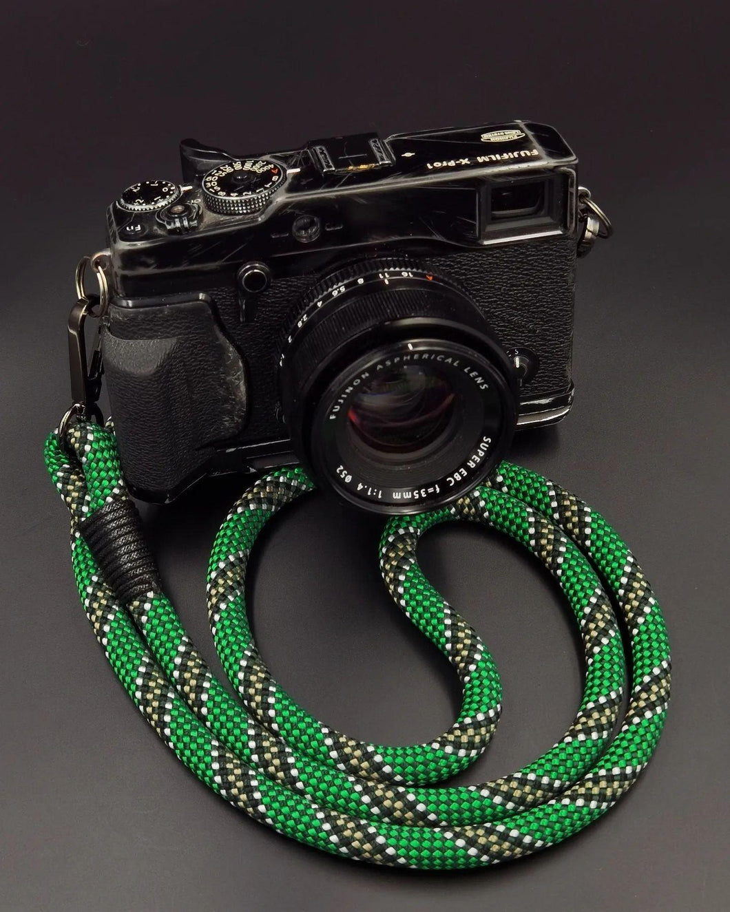 The Green Mamba Camera Strap - Hyperion Handmade Camera Straps