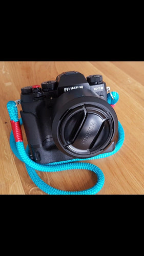 Turquise Camera Strap - Hyperion Handmade Camera Straps